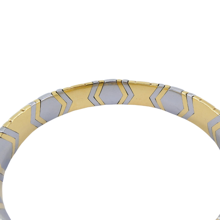 Bvlgari Vintage Bulgari 18k Two-Tone Gold Alveare Bracelet