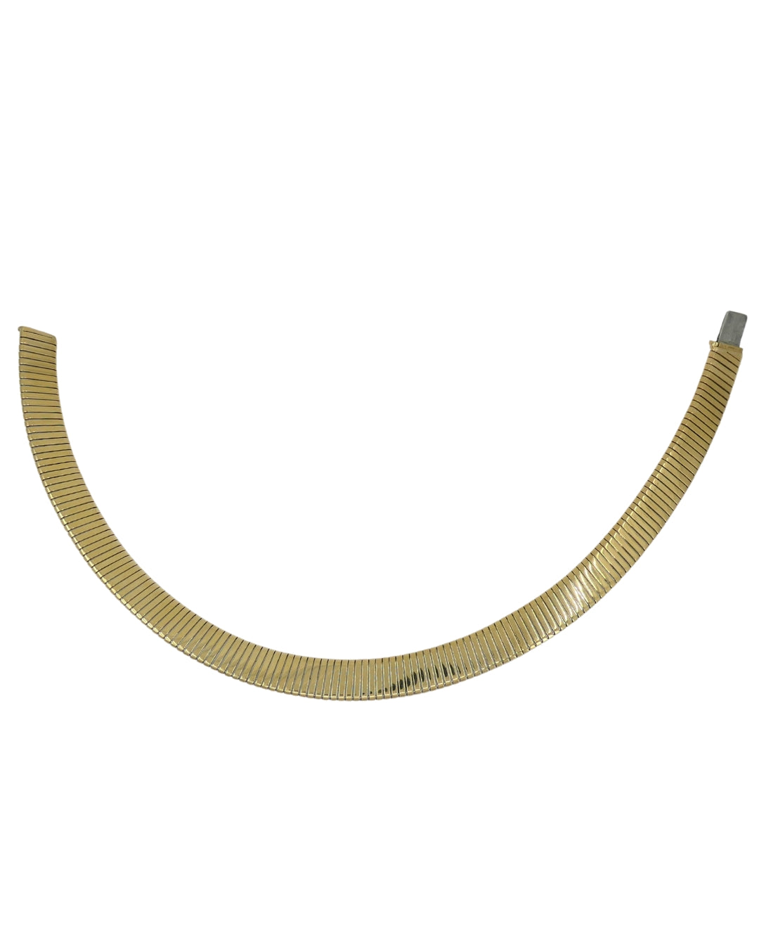 Bvlgari Vintage Bulgari Tubogas Necklace 18k Gold Steel
