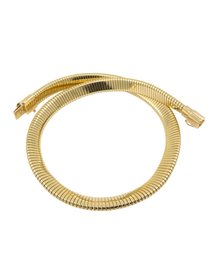 Forstner 14k Gold Necklace Tubogas Style