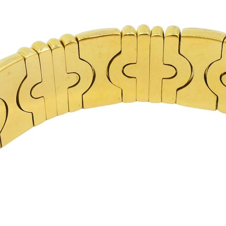Bvlgari 18k Bulgari Cuff Parentesi Bracelet