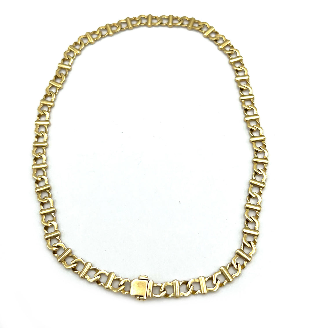 1989 Cartier Yellow Gold Chain Necklace 18k