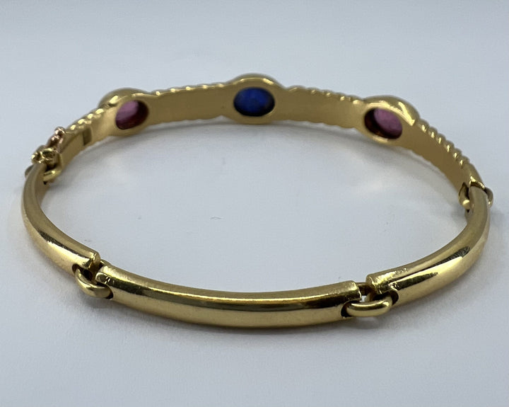 Bulgari Gemstone Gold Vintage Bracelet