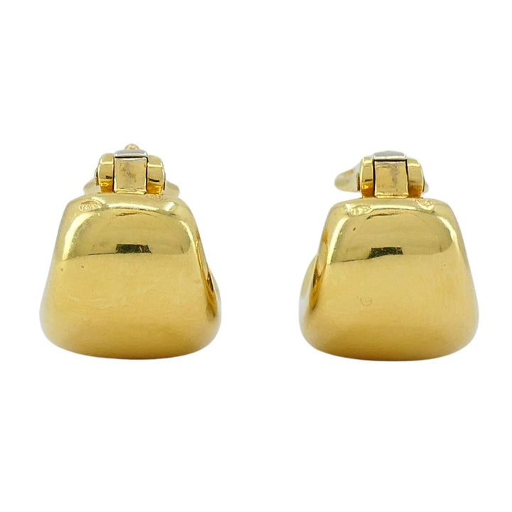 Vintage Cartier 18k Gold Nouvelle Vague Earrings