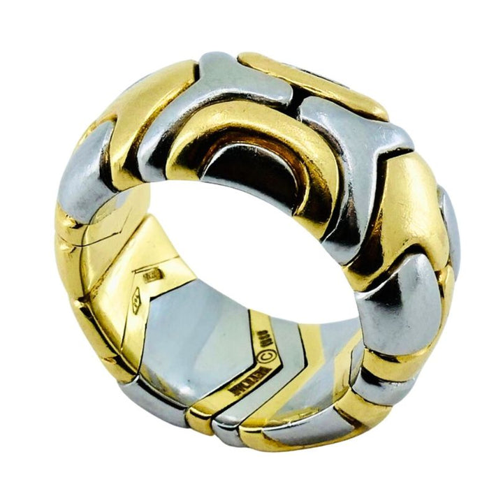 Bvlgari Bulgari Alveare Ring Gold Stainless Steel