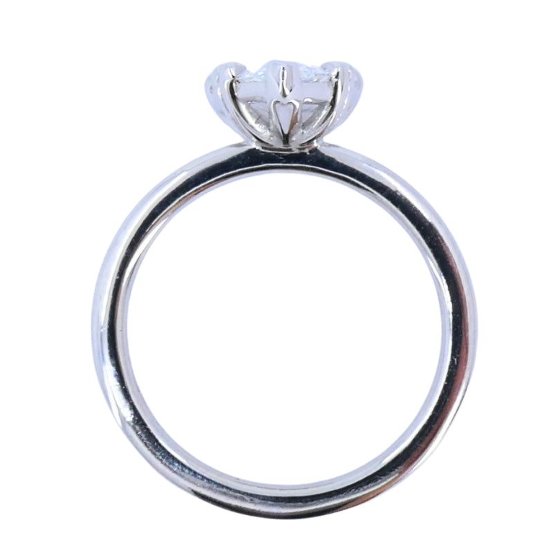 Pear Shaped Diamond Platinum Engagement Ring 1.71 carat GIA D VS2