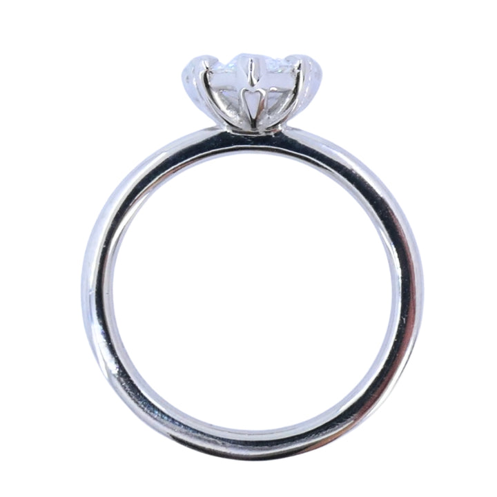 Pear Shaped Diamond Platinum Engagement Ring 1.71 carat GIA D VS2