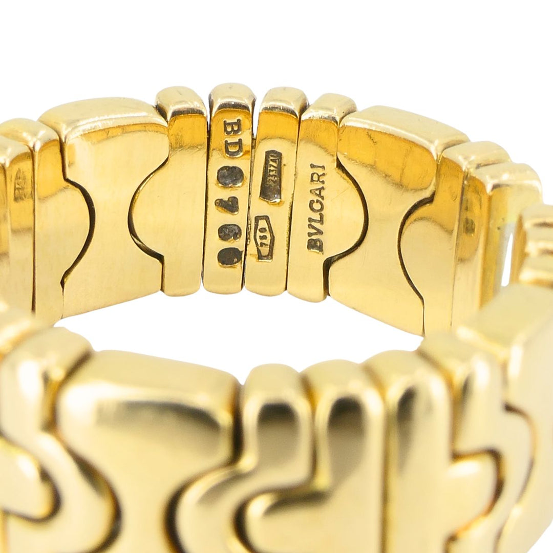 Vintage Bvlgari 18k Gold Parentesi Ring