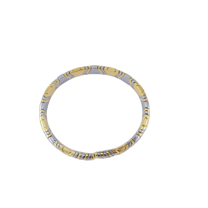 Bvlgari Vintage Bulgari 18k Two-Tone Gold Alveare Bracelet