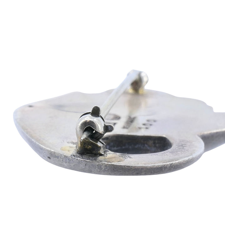 Georg Jensen 830 Silver Tulip Brooch No. 100, Denmark, 1933–1944