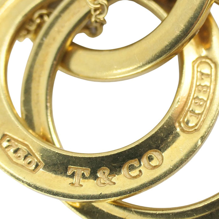 Tiffany & Co. 1837 Triple Interlocking Circles Pendant 18K Yellow Gold