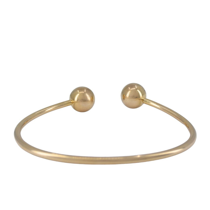 Tiffany & Co. HardWear Ball 18k Gold Wire Cuff Bracelet