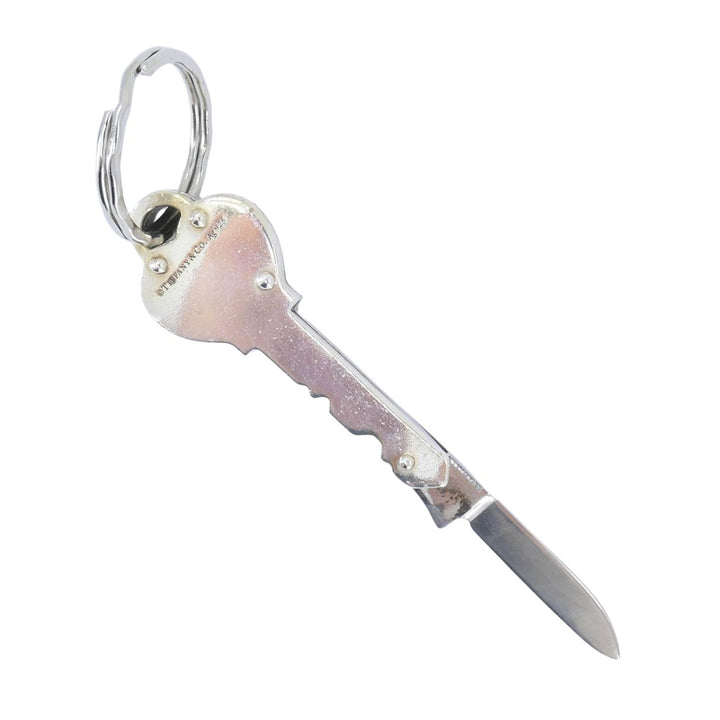 Supreme for Tiffany & Co. Sterling Silver Key Stainless Steel Knife Keychain