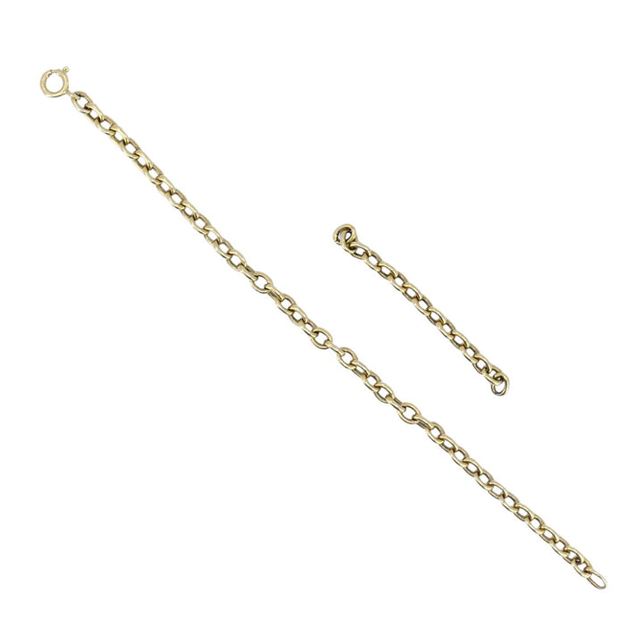 Vintage Cartier 18k Gold Oval Link Chain Bracelet
