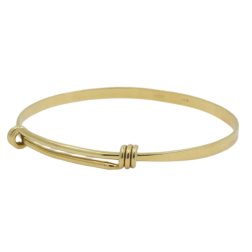 Petite Signature Bracelet by Ed Levin 14K Gold