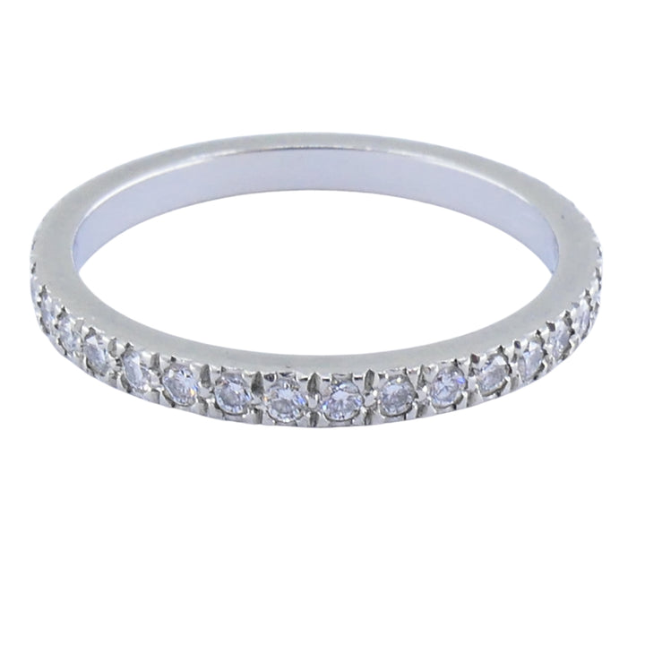 Vintage Tiffany & Co. Diamond Band Platinum Size 5.5 (51)