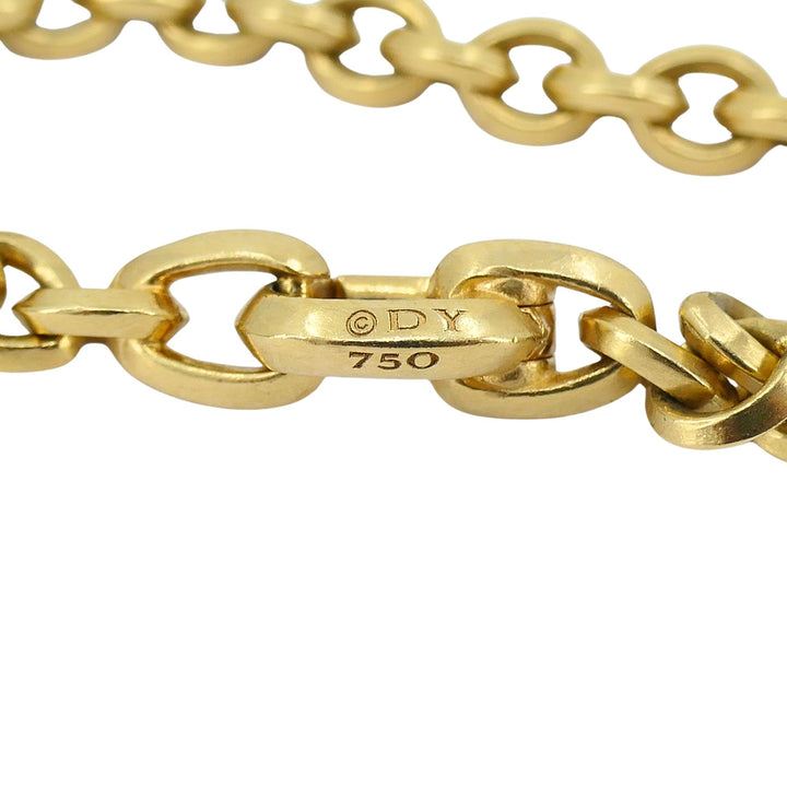 David Yurman 18k Gold Chain Necklace