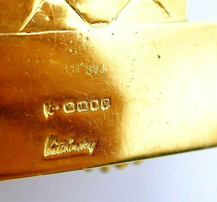 Kutchinsky Retro Yellow Gold Buckle Bracelet