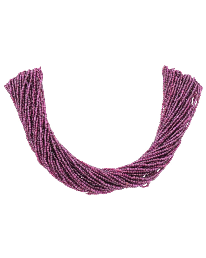 Percossi Papi Collar Necklace Bead Enamel Micropearl