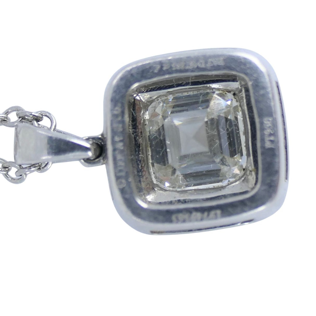 Tiffany & Co. Legacy Platinum Diamond Pendant Necklace