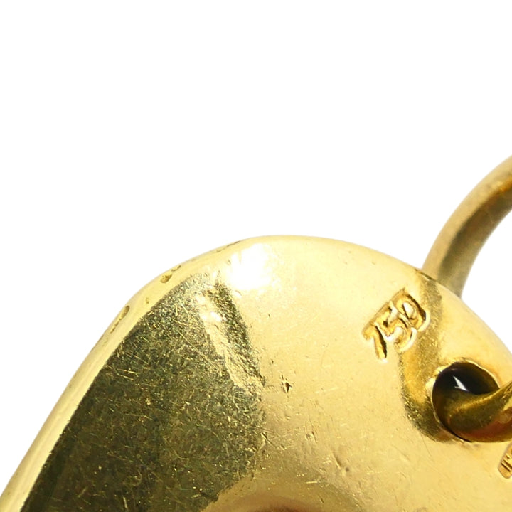 Pomellato 18k Yellow Gold Ankh Cross Pendant