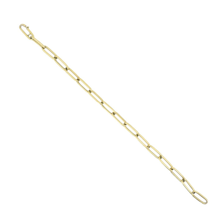Vintage 14k Gold Paperclip Link Bracelet