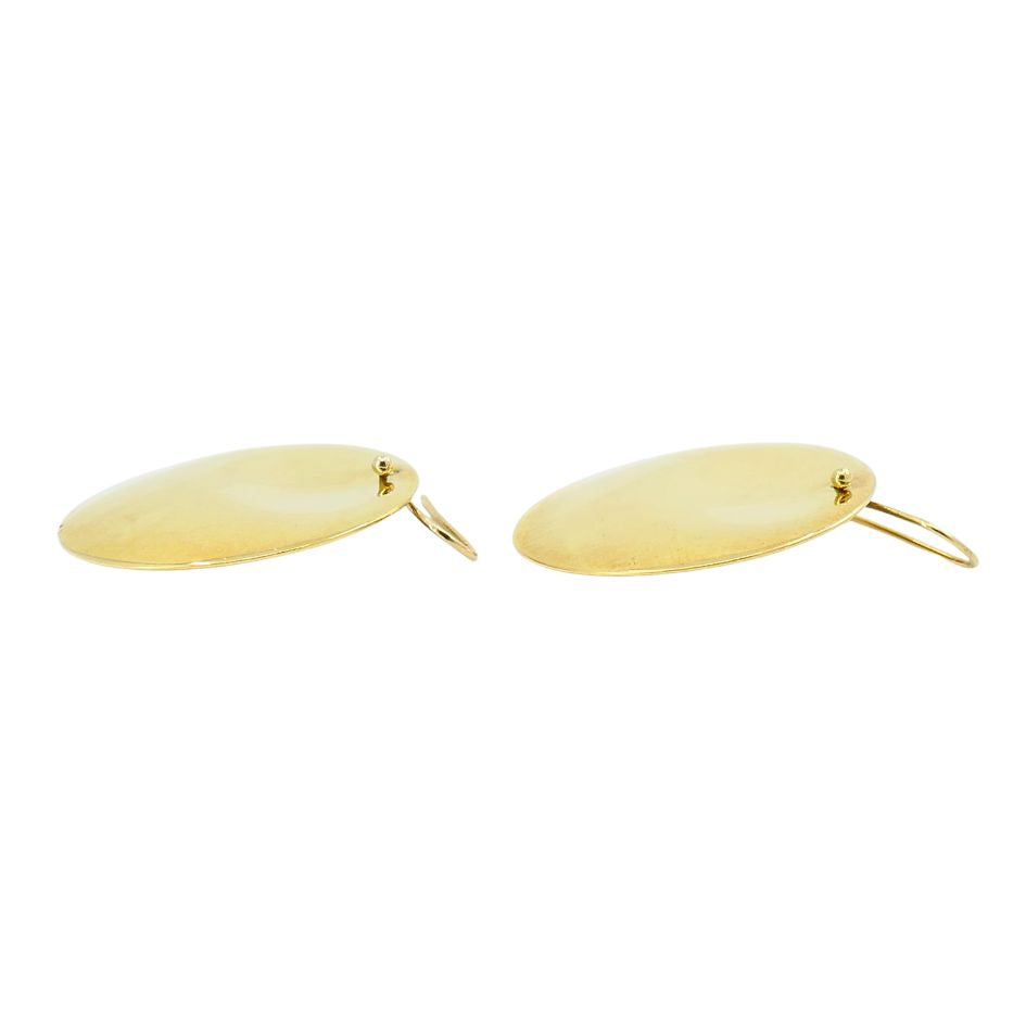 Elsa Peretti for Tiffany & Co. 18k Gold Round Hook Earrings