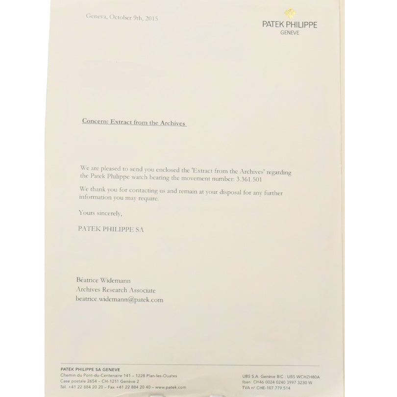 Patek Philippe 5101P 10-Day Tourbillon Platinum Watch Original Strap