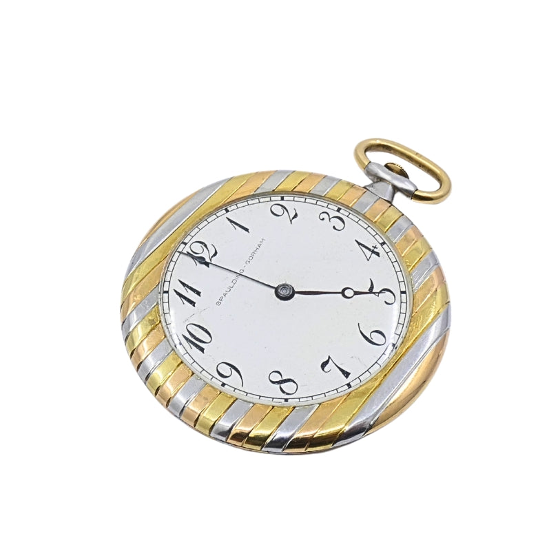 Vintage Spaulding & Gorham 18k Gold Pocket Watch