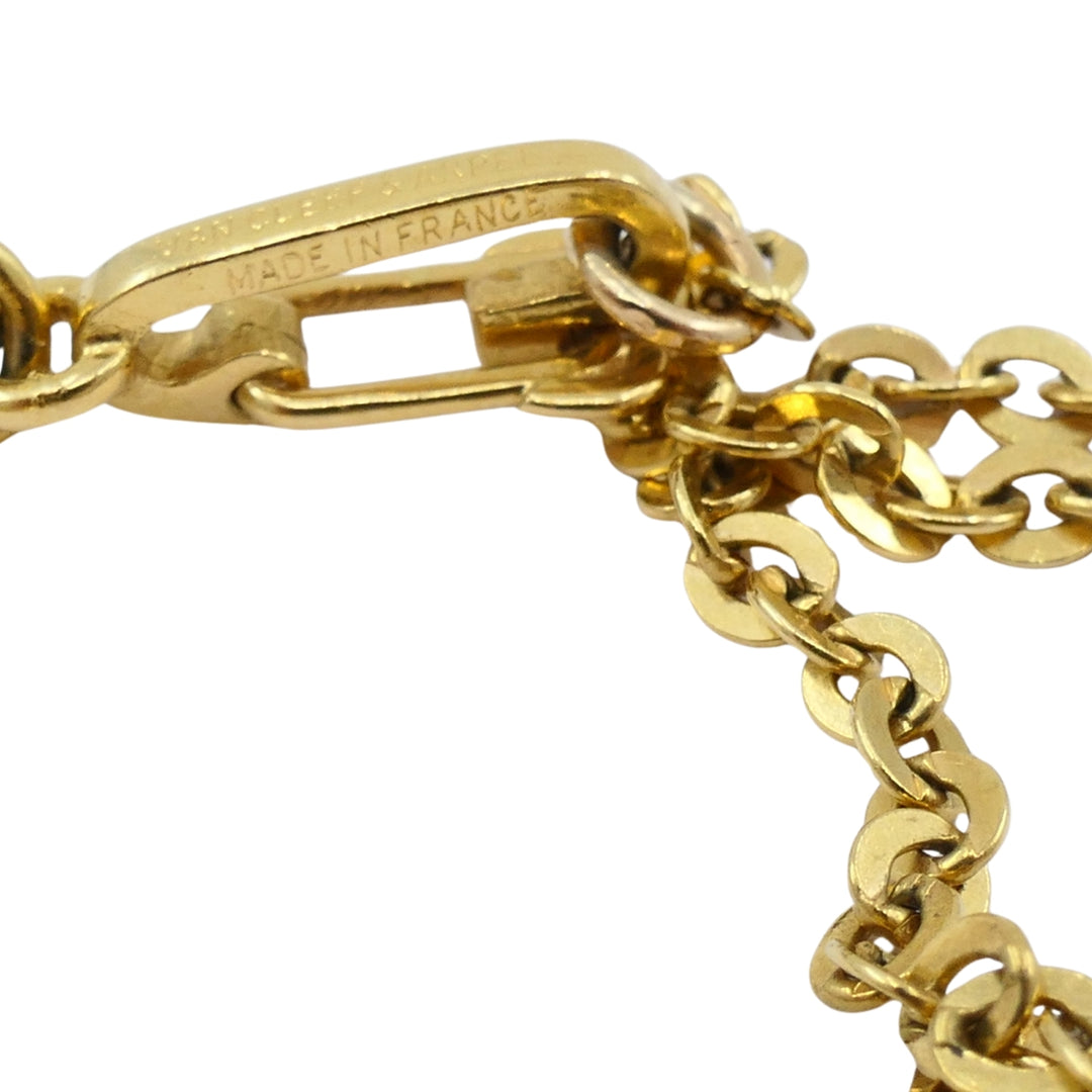 Vintage Van Cleef & Arpels Diamond Necklace 18k Gold