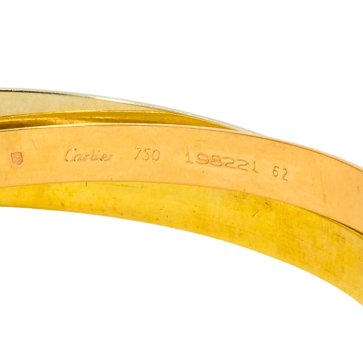 Cartier Trinity Bracelet 18k Yellow White Rose Gold Estate Jewelry