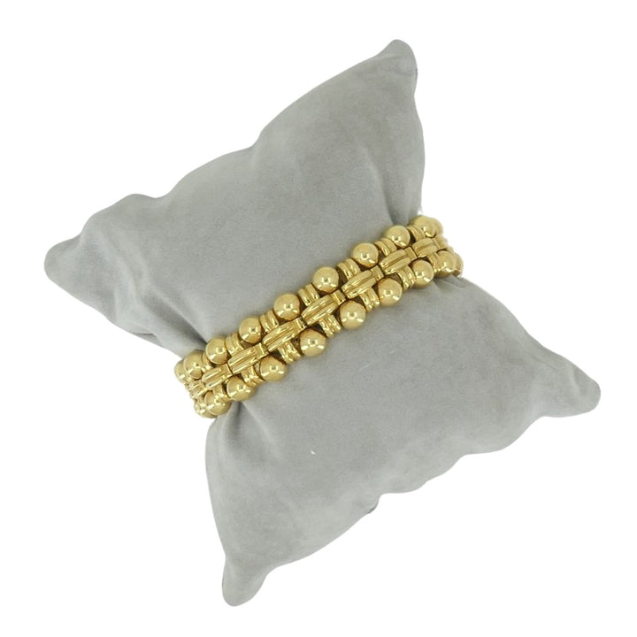 Vintage Boucheron 18k Gold Bead Bracelet