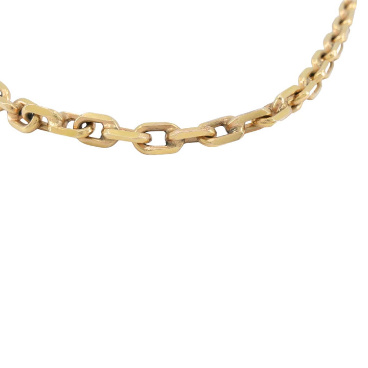 Vintage 18k Rose Gold Cable Link Chain Necklace