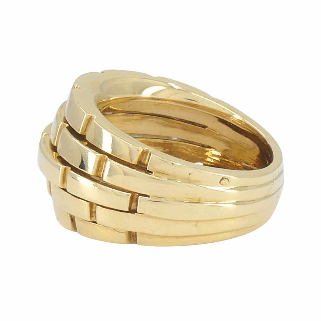 Vintage Cartier Maillon Panthère 18k Yellow Gold Dome Ring