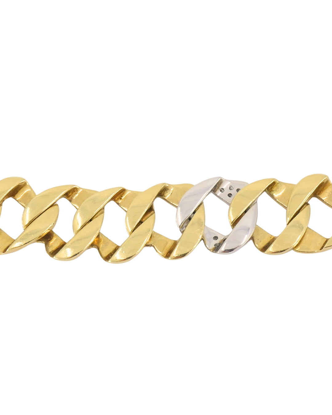 Tiffany & Co. Heart Link Diamond Necklace Yellow and White Gold