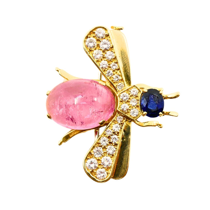 Van Cleef & Arpels Bee Brooch Gold Diamond Gemstones