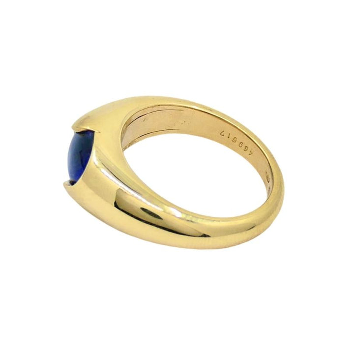 Chaumet Ring Blue Iolite 18k Gold Band