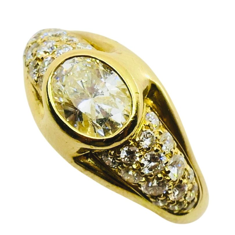 Bvlgari Bulgari Diamond Ring 18k Gold