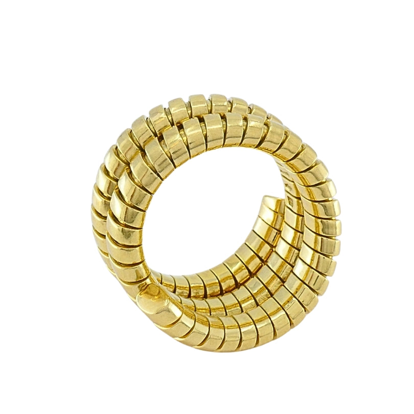 Bulgari Bvlgari Serpenti Tubogas 18k Gold Flexible Ring