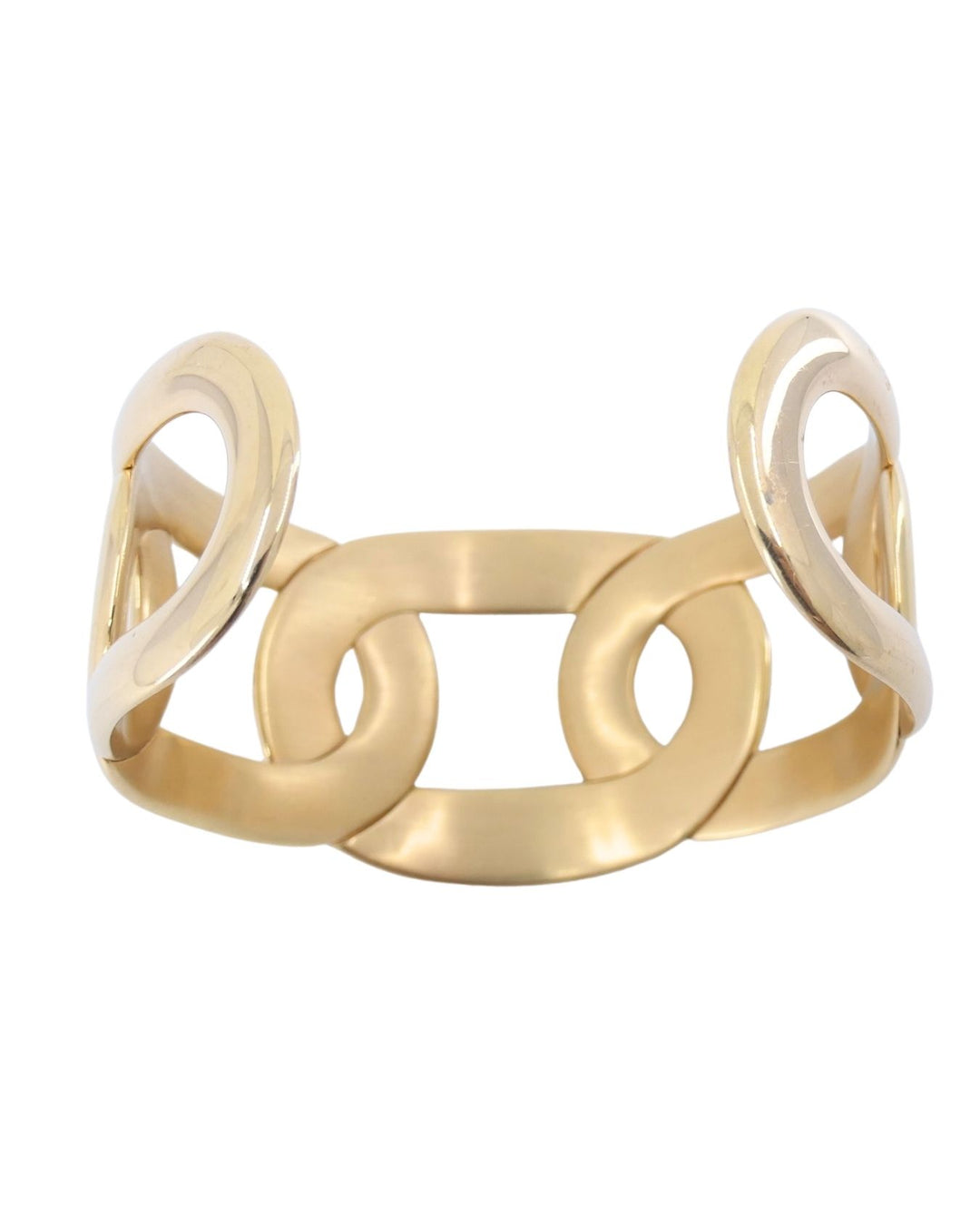 Pomellato Tango 18k Rose Gold Bracelet Brown Diamond Cuff