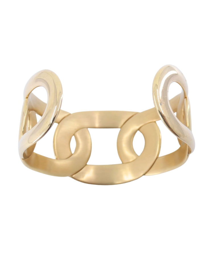 Pomellato Tango 18k Rose Gold Bracelet Brown Diamond Cuff