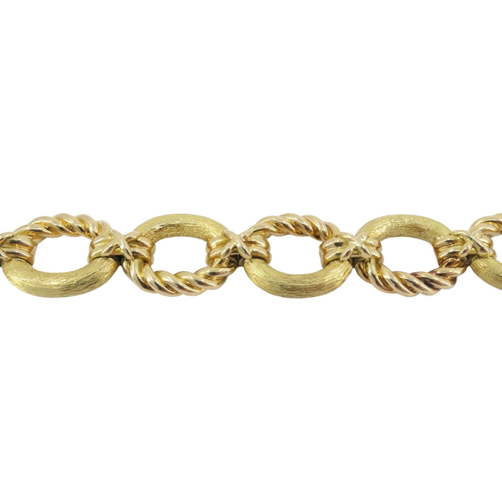 Vintage 18k Gold Tiffany & Co. Schlumberger Bracelet Rope Design