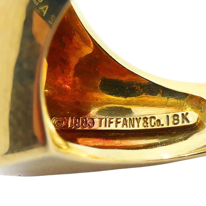 Paloma Picasso  Tiffany & Co. 18k Gold Citrine Ring