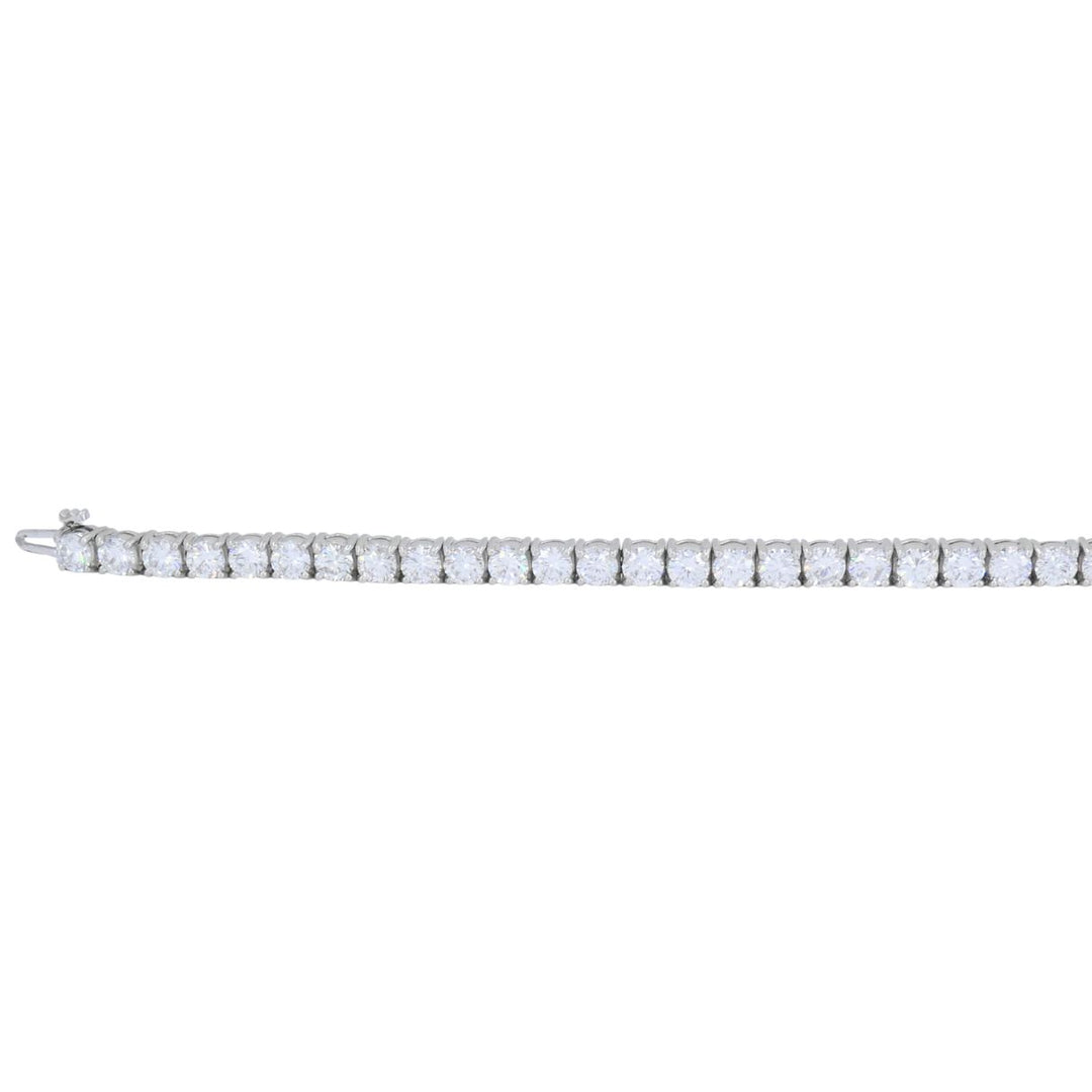 Vintage Cartier Platinum Diamond Tennis Bracelet, Circa 1970s