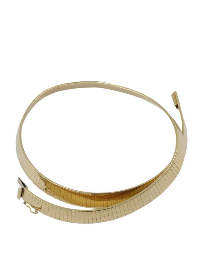 Italian Collar Necklace 14k Gold Estate Jewelry
