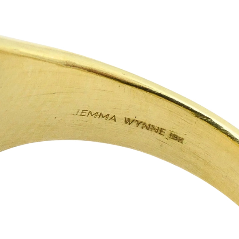 Jemma Wynne 18K Gold Pear-Cut Diamond Ring
