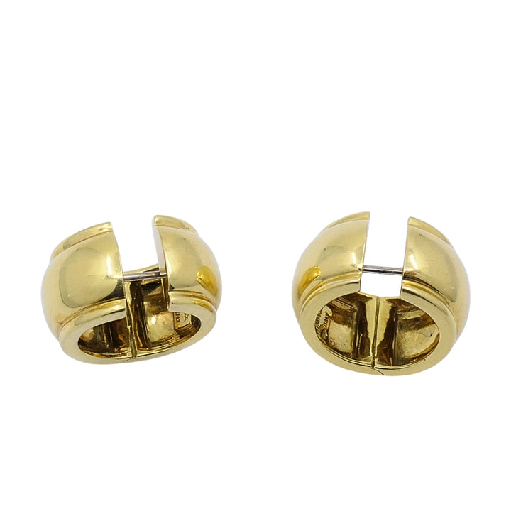 Tiffany & Co. 18k Gold Huggie Hoop Earrings