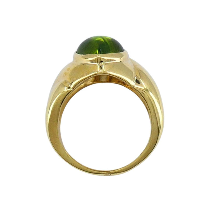 Vintage Bvlgari Cuore 18k Gold Gemstone Heart Ring
