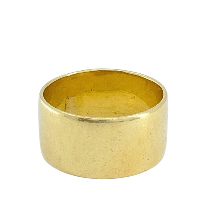 Vintage Cartier Cigar Band 18k Gold Ring