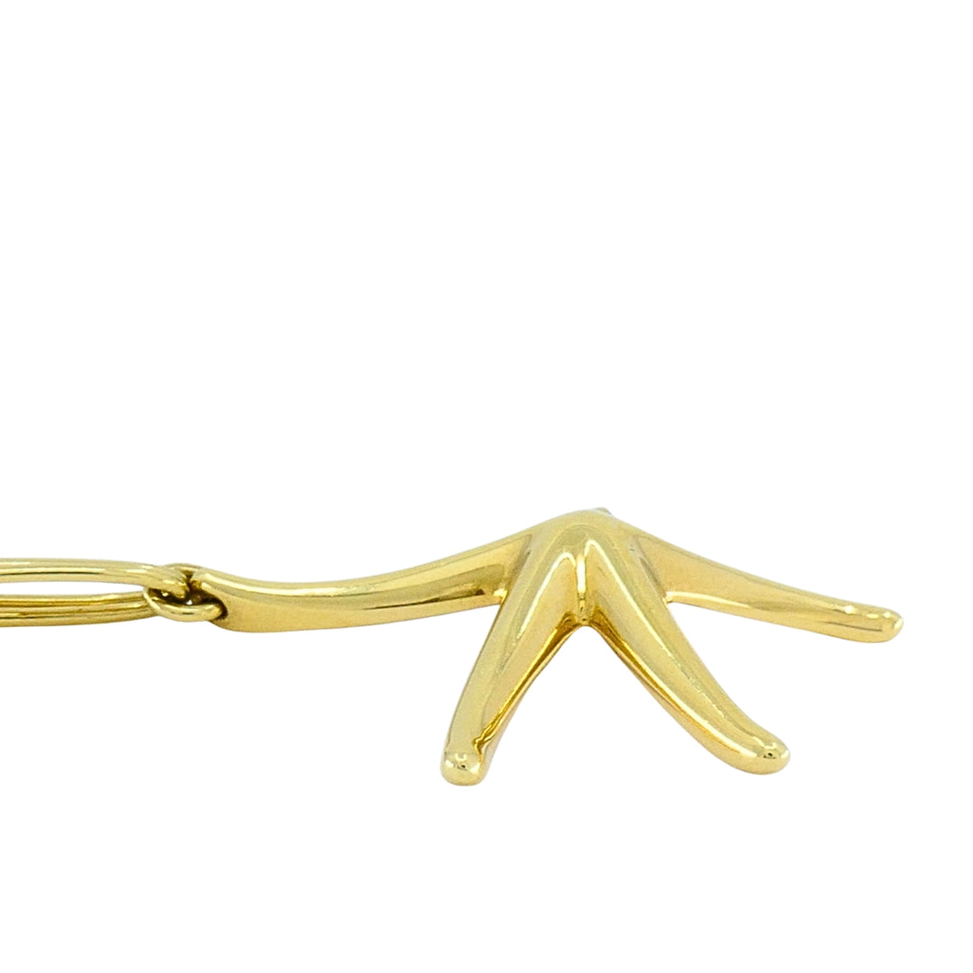 Tiffany & Co. Elsa Peretti 18k Gold Starfish Pendant Necklace