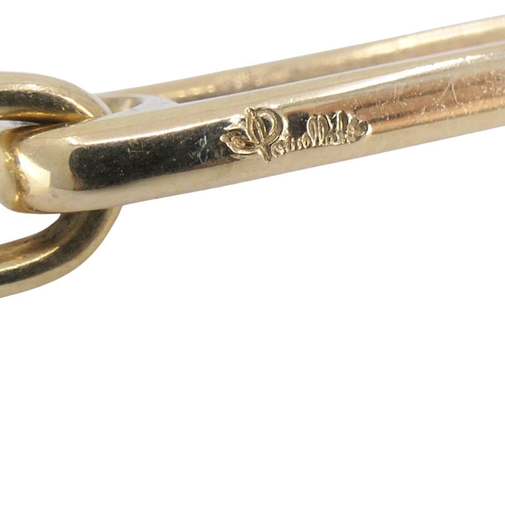 Pomellato 18k Rose Gold Open Rectangular Paperclip Link Necklace
